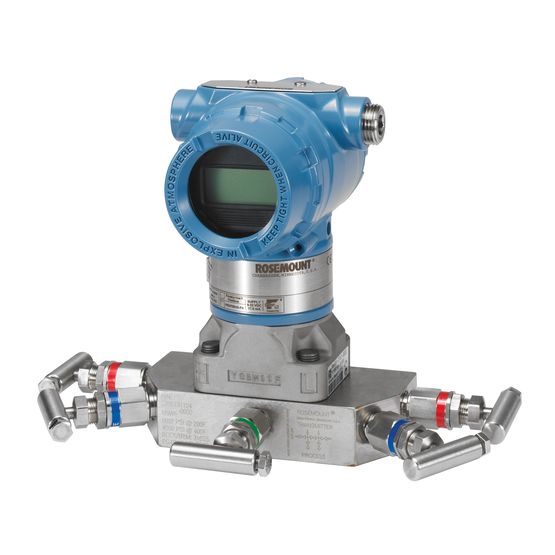 Rosemount 3051 DP Flow Transmitter 1-5-Valve